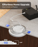 Installation has never been easier. Designed to fit any ceiling, under any joist.