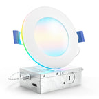 The 4" Smart Slim Nightlight seamlessly fits into your ceiling with a low-profile look.