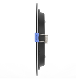 Recessed LED Lighting, 6-Inch, Slim, Wafer Thin, Black Trim, 14W, 850 Lumens