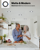 Sunco Lighting Black Trim Slim Selectable Downlight Suitable in Spaces for Any Lifestyle