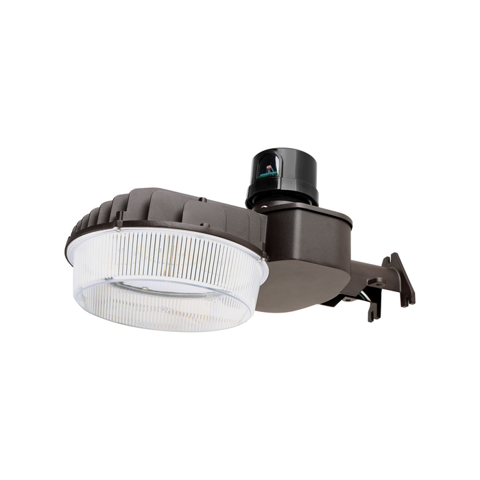 Dark Bronze LED Barn Light, 80W/64W/48W/32W, Dusk to Dawn Photocell, Selectable Wattage & CCT, 12000 Lumens