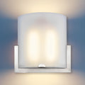 LED Satin Nickel Wall Sconce, 22W, Lyn, 1800 Lumens