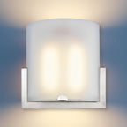 LED Satin Nickel Wall Sconce, 22W, Lyn, 1800 Lumens