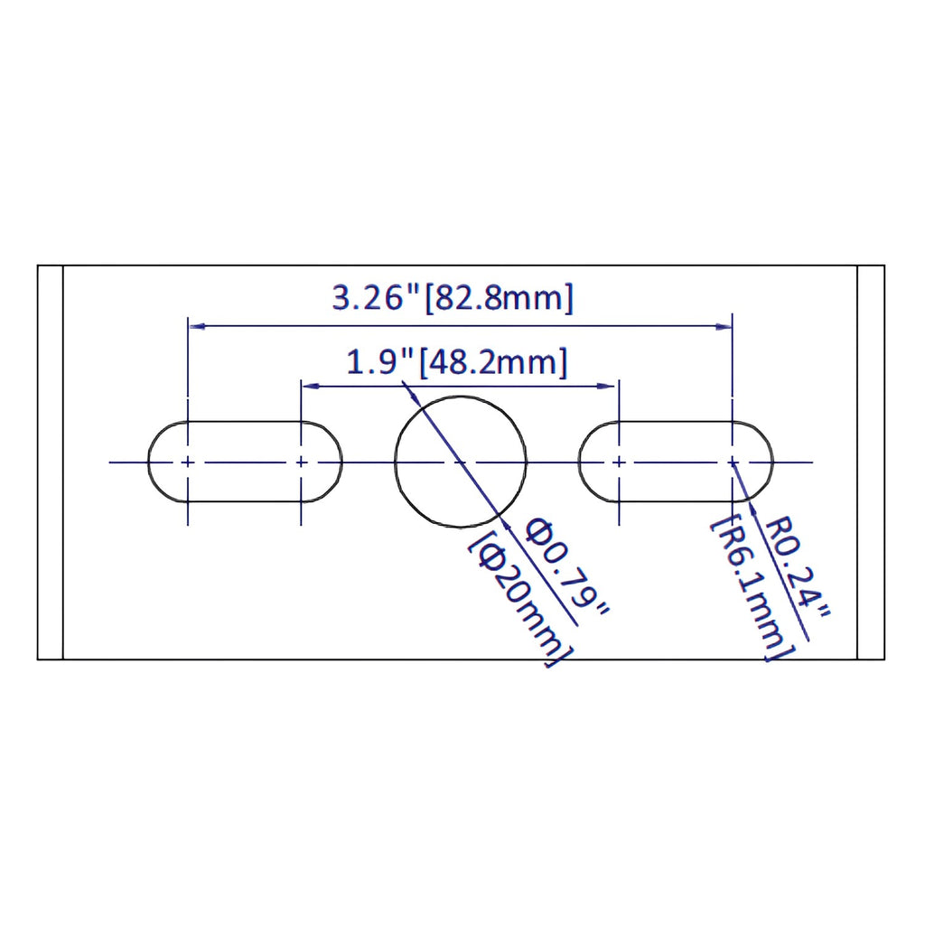 White Mounting Bracket for LED Selectable Area Lights