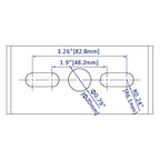 White Mounting Bracket for LED Selectable Area Lights