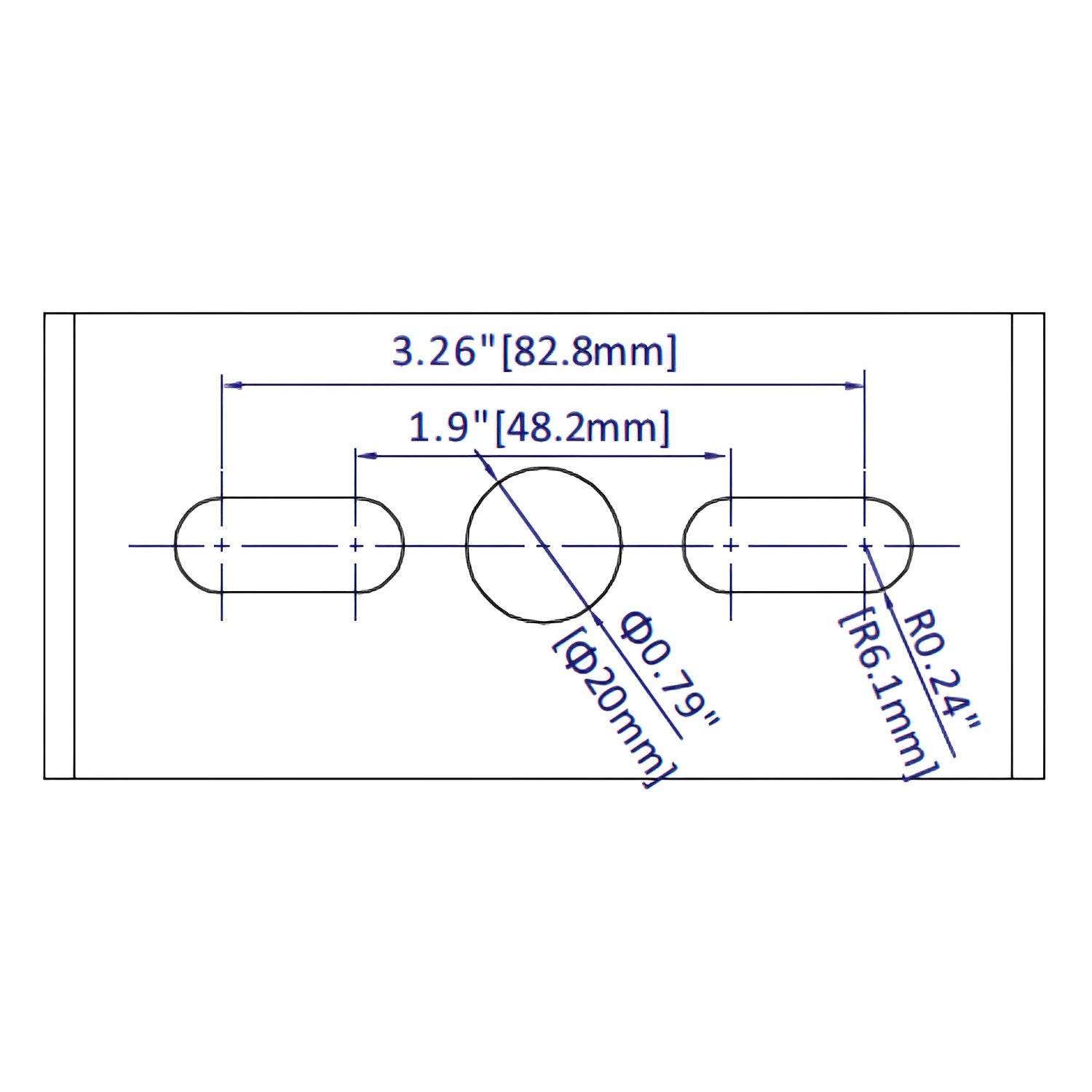 White Mounting Bracket for LED Selectable Area Lights