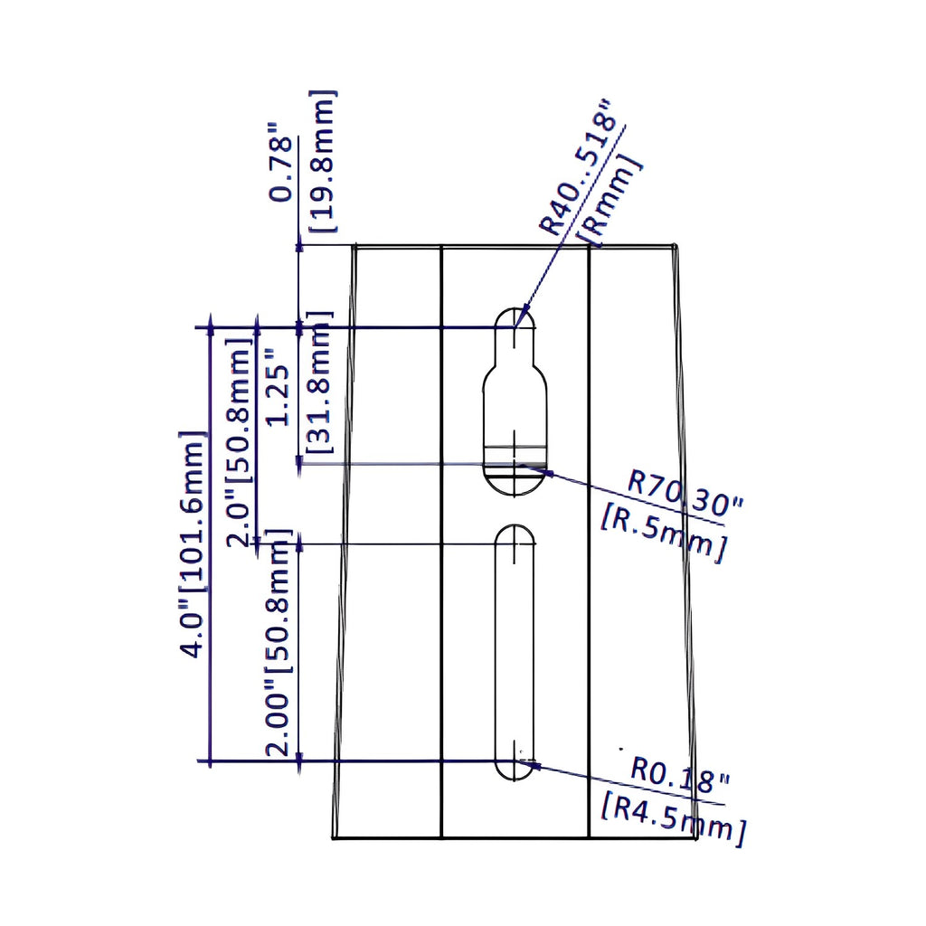 White Mounting Bracket for LED Selectable Area Lights