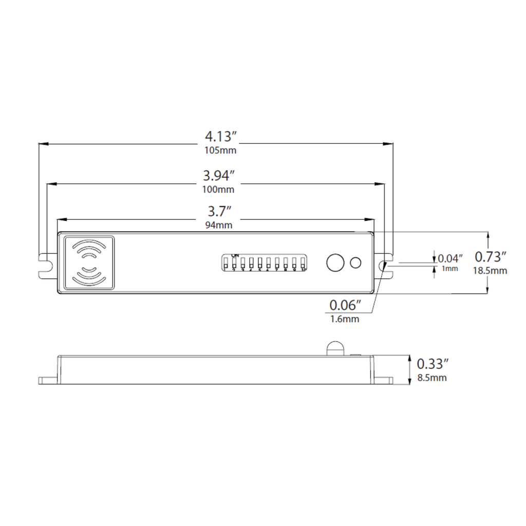 Bi-Level, Daylight Harvest Microwave Sensor for LED Vapor Tights