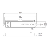 Bi-Level, Daylight Harvest Microwave Sensor for LED Vapor Tights