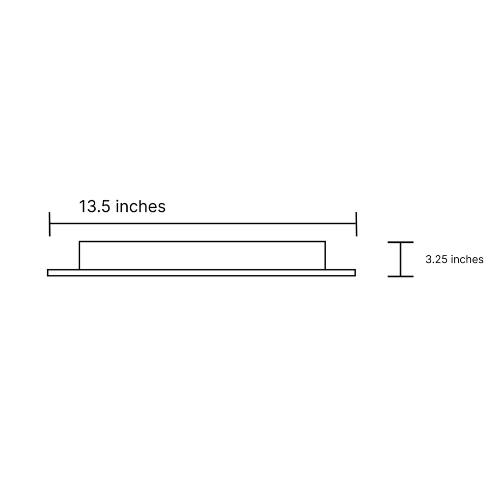 14 Inch Round LED Satin Nickel Ceiling Light, Surface Mount, 2100 Lumens