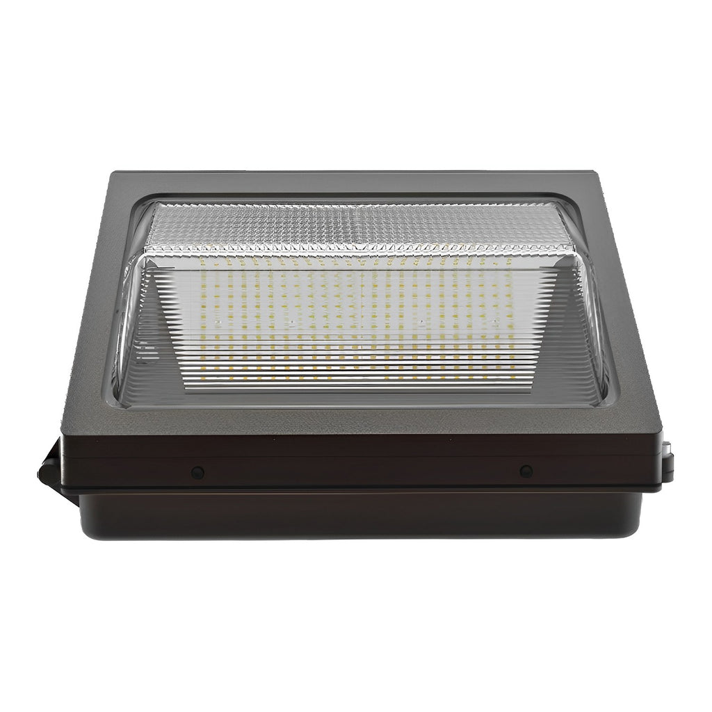 LED Semi Cutoff Wall Pack, Dusk to Dawn Photocell, 150W, Dimmable, 19500 Lumens
