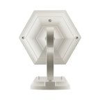 White wall lantern upper/rear mounting view