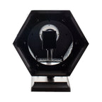 Bronze wall lantern upper/rear mounting view