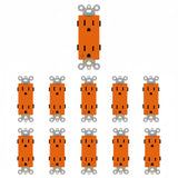 Enerlites Isolated Ground Industrial Grade Heavy Duty 15A Decorator Duplex Receptacle, 5-15R