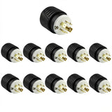 Enerlites Industrial Grade Locking Plug, 20A, L21-20P
