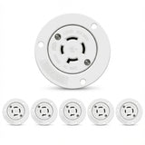 Enerlites Locking Flanged Outlet, 20A, L15-20RFO