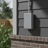 Enerlites 1-Gang Weatherproof Metal Blank Wall Plate