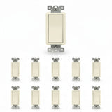 Enerlites Residential Grade 15A Decorator Quiet Switch, Four-Way