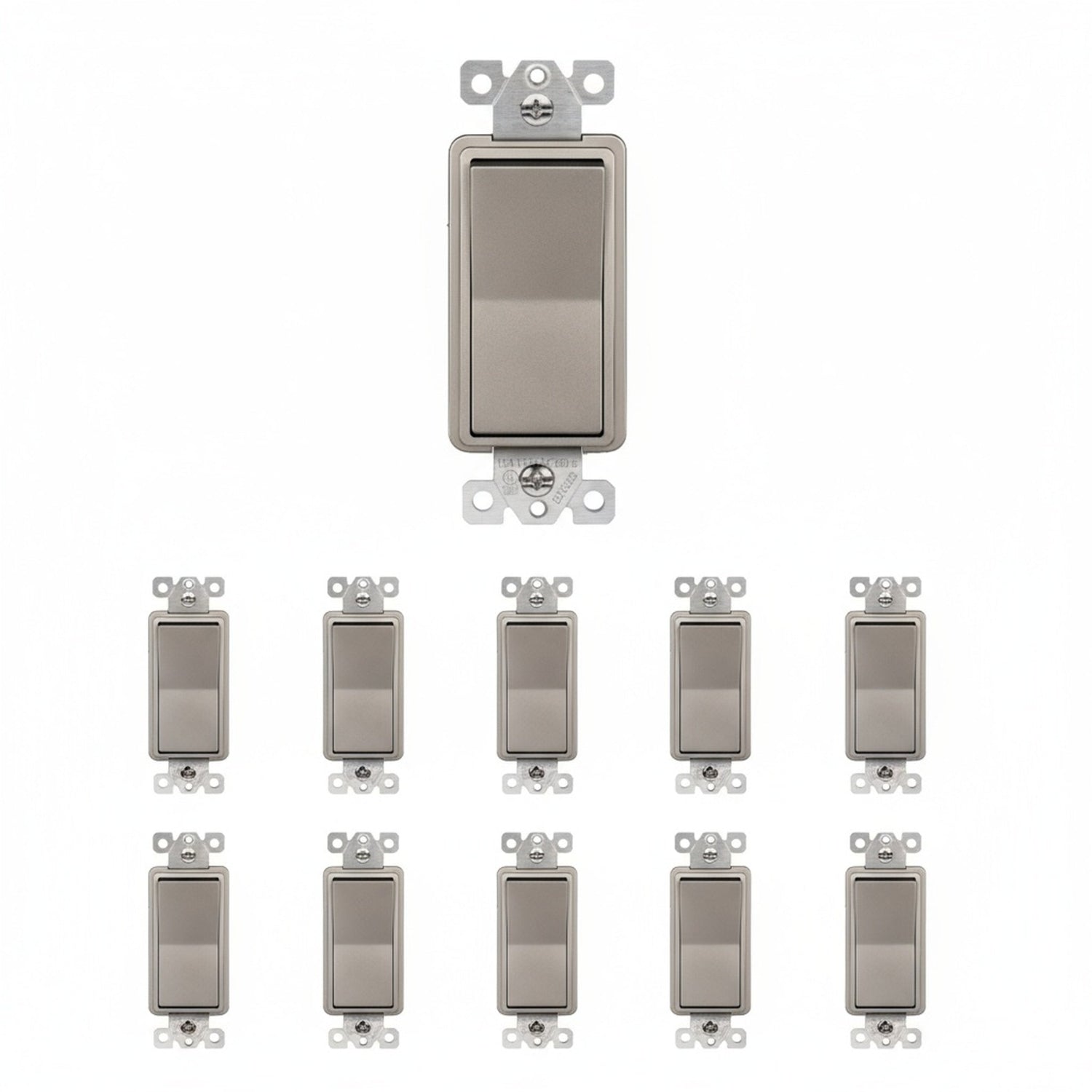 Enerlites Residential Grade 15A Decorator Quiet Switch, Four-Way