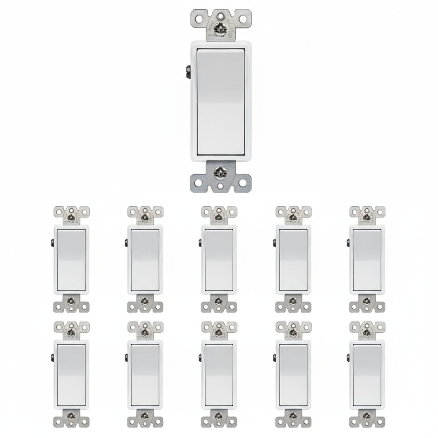Enerlites Residential Grade 15A Decorator Quiet Switch, Four-Way