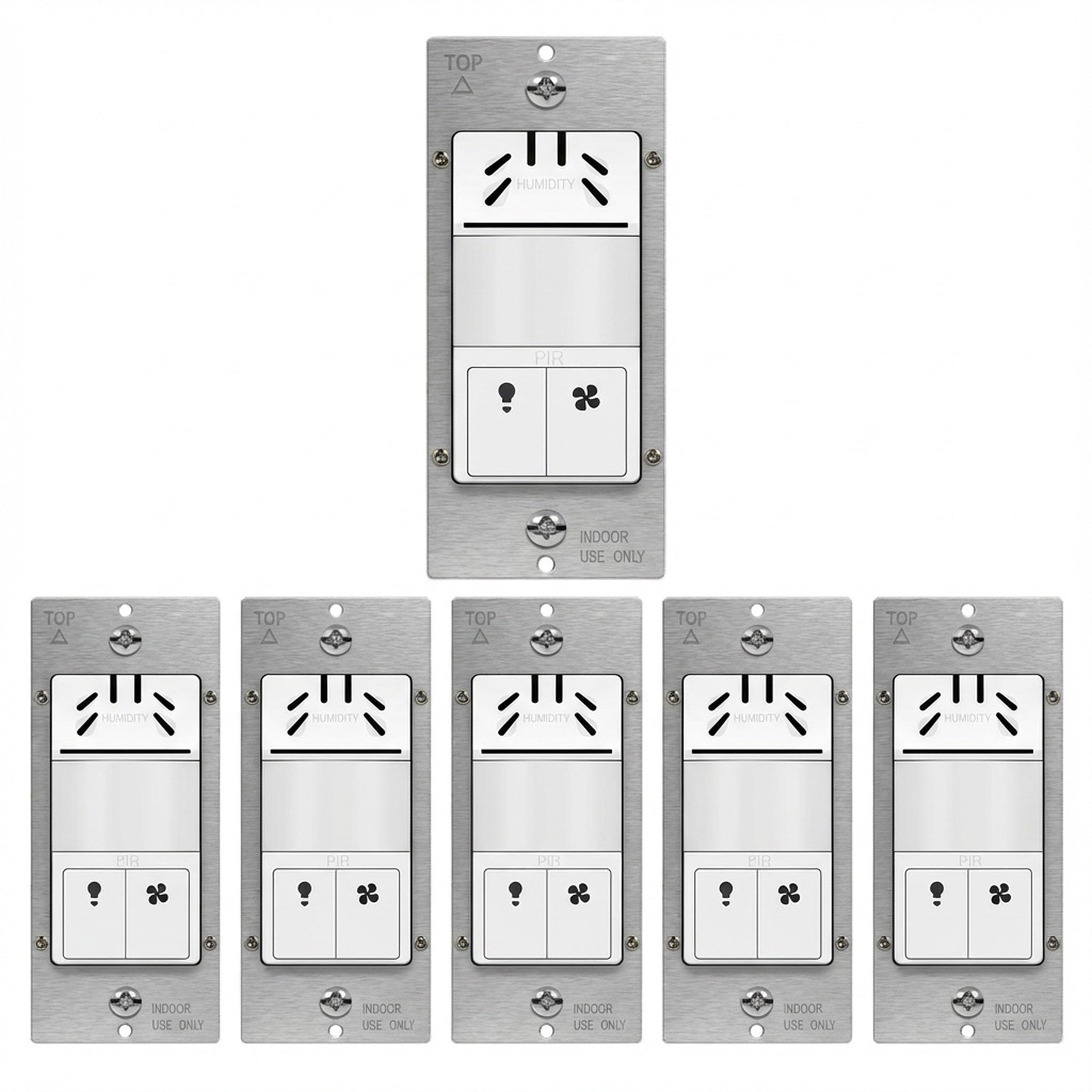 Enerlites Dual-Load Humidity Sensor and 180° PIR Motion Sensor Wall Switch