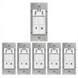 Enerlites Dual-Load Humidity Sensor and 180° PIR Motion Sensor Wall Switch