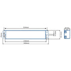 Emergency Battery, 8W/90 Min, LED Vapor Tight Fixtures