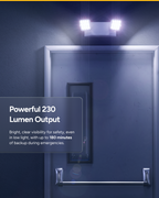 2 Head LED Emergency Light
