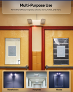 2 Head LED Emergency Light