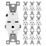 Enerlites Commercial Grade 15A Single Receptacle, 6-15R