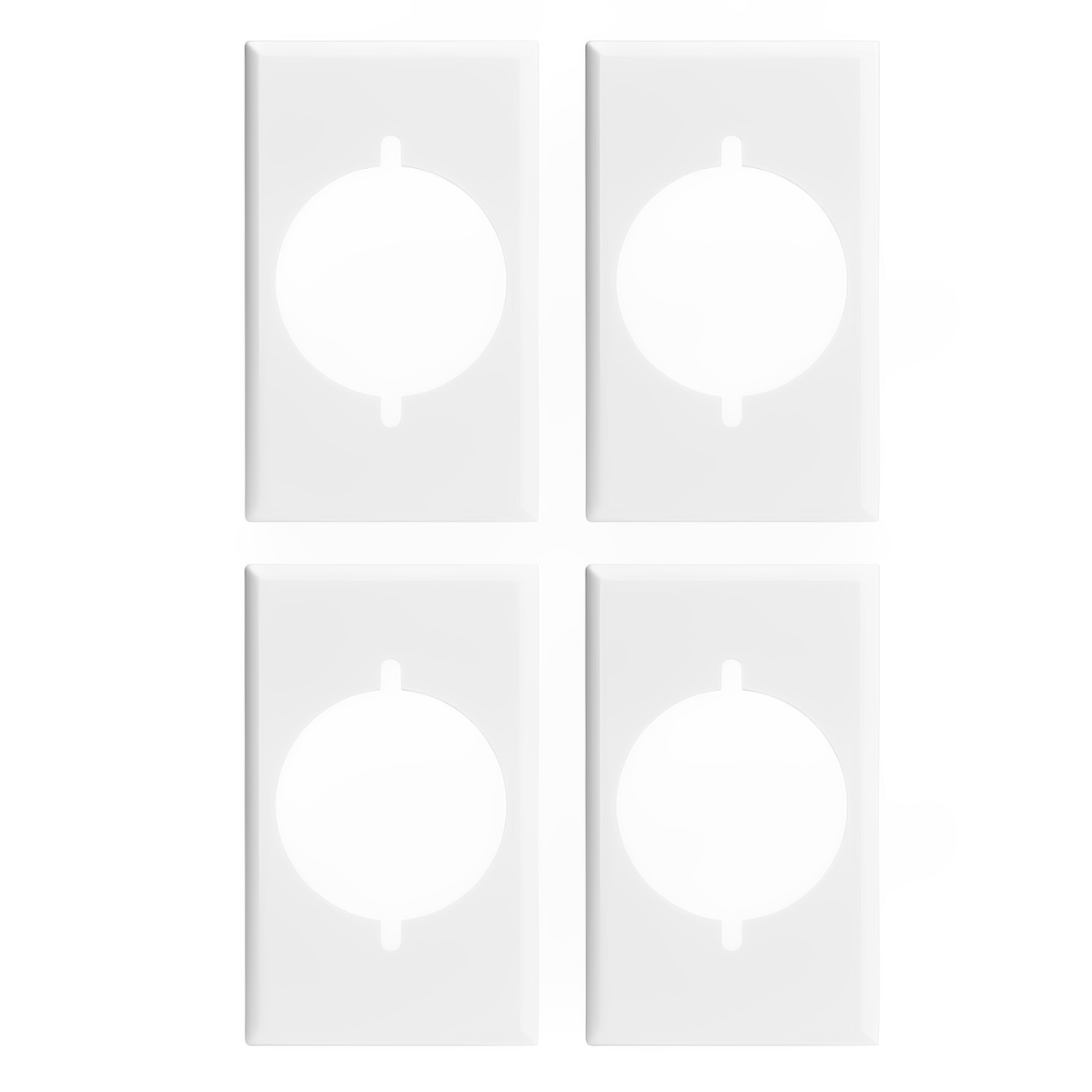 Enerlites 1-Gang Single Receptacle Power Outlet Wall Plate
