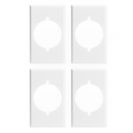 Enerlites 1-Gang Single Receptacle Power Outlet Wall Plate