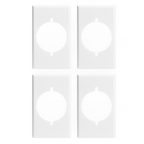 Enerlites 1-Gang Single Receptacle Power Outlet Wall Plate