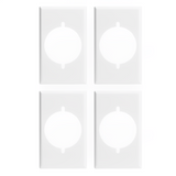 Enerlites 1-Gang Single Receptacle Power Outlet Wall Plate
