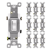 Enerlites Commercial Grade 20A Toggle Switch, Three-Way
