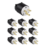 Enerlites Straight Blade Plug, 20A, 5-20P