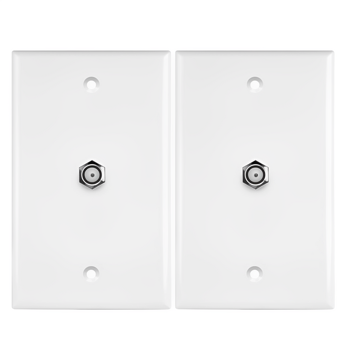 Enerlites CATV Jacks 1 Gang Single F-Type Connector