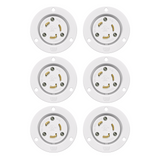 Enerlites Locking Flanged Inlet, 30A, L6-30PFI
