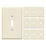 Enerlites Toggle Switch One-Gang Wall Plate, Oversize