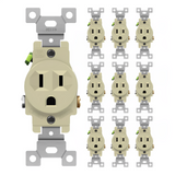 Enerlites Commercial Grade 15A Single Receptacle, 5-15R