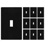 Enerlites Antimicrobial Screwless Toggle One-Gang Wall Plate