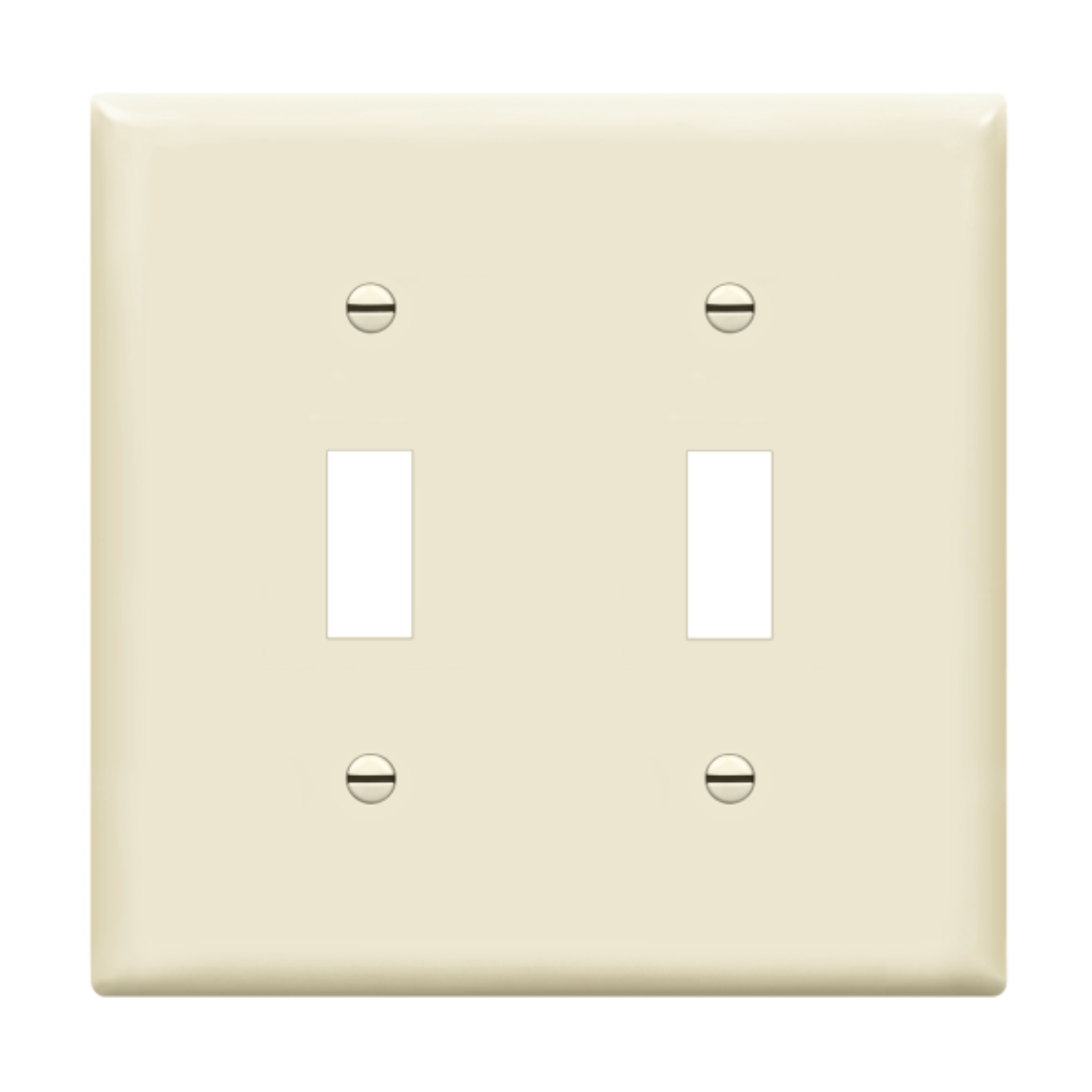 Enerlites Toggle Switch Two-Gang Wall Plate
