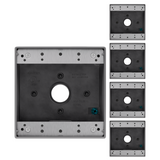 Enerlites 3/4 in. 2-Gang 3-Holes Weatherproof Box