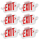 2 Round Head LED Exit Sign (Red)