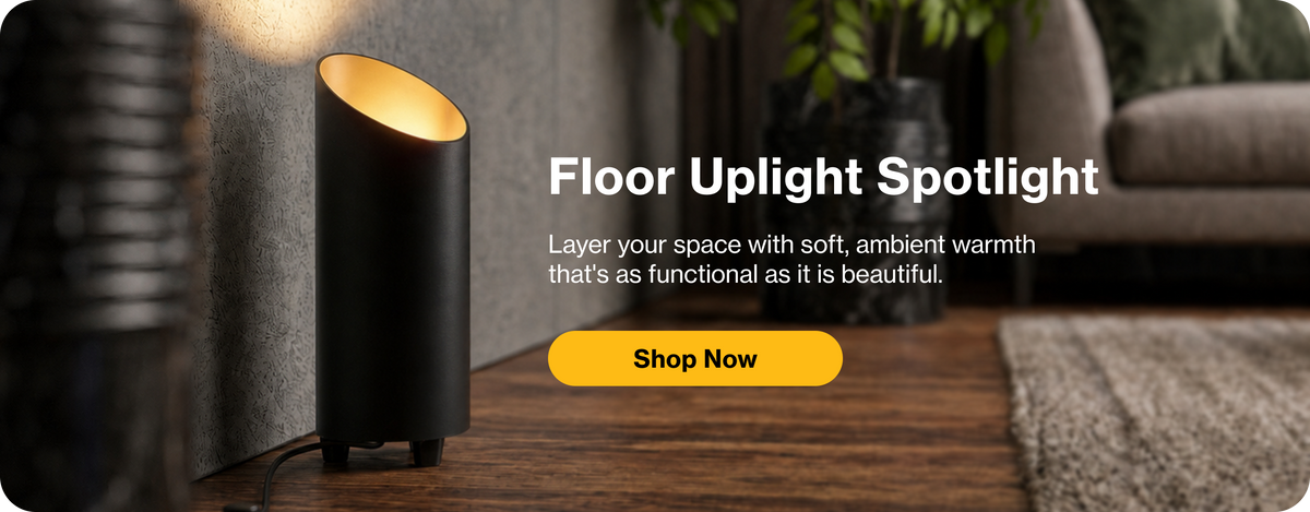 Layer your space with soft, ambient warmth beautiful floor uplight