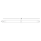 T8 LED Tube, 2ft, Frosted, Plug & Play, Type A, 9W, 1400 Lumens