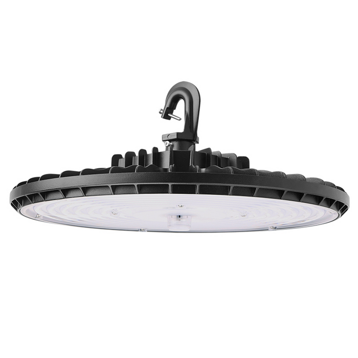 UFO High Bay LED Fixture, 210W/168W/126W/84W, River, Selectable Wattage & CCT, 32000 Lumens