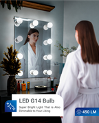 G14 LED Candelabra Bulb, 450 Lumens