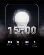 G14 LED Candelabra Bulb, 450 Lumens