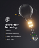 G25 LED Bulb, Filament, 500 Lumens